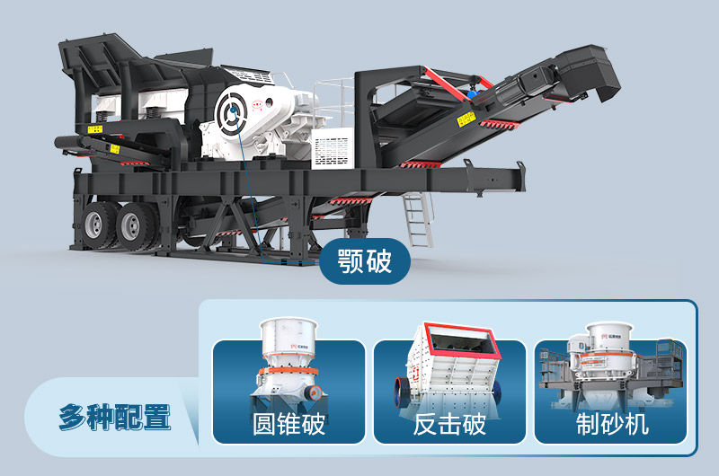 移動碎石破碎機設(shè)備配置