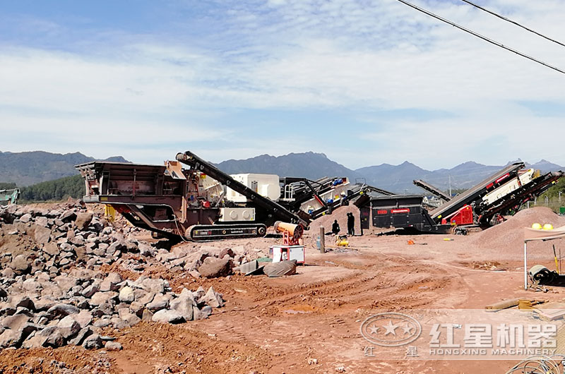 建筑垃圾處理廠實拍圖